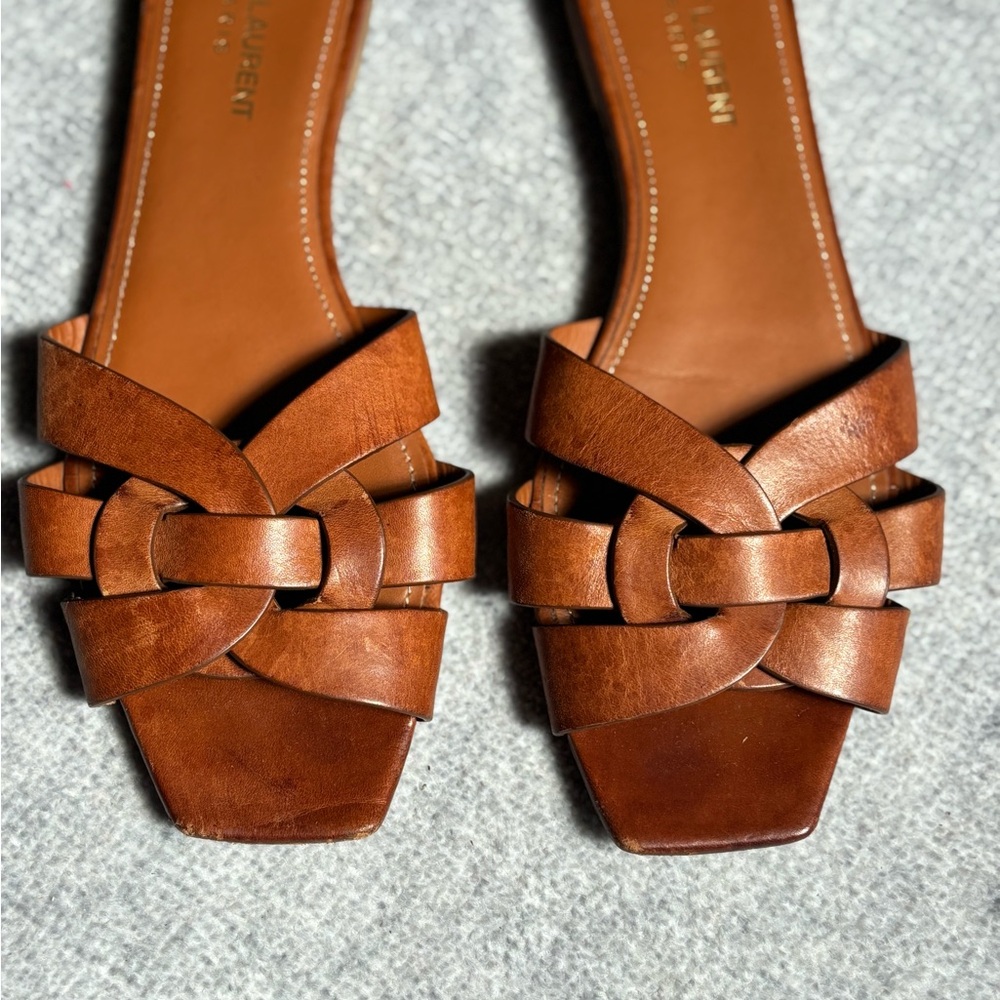 Saint Laurent Tribute Mules